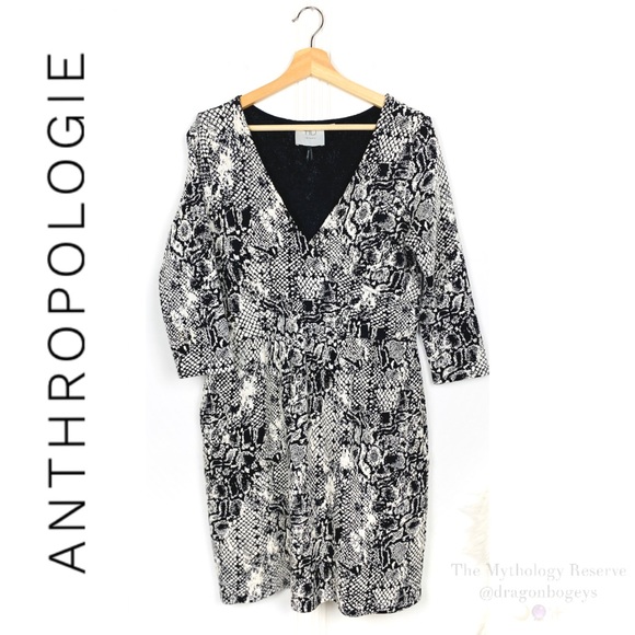 Anthropologie Dresses & Skirts - Anthropologie HD in Paris Snakeskin Knit Dress
